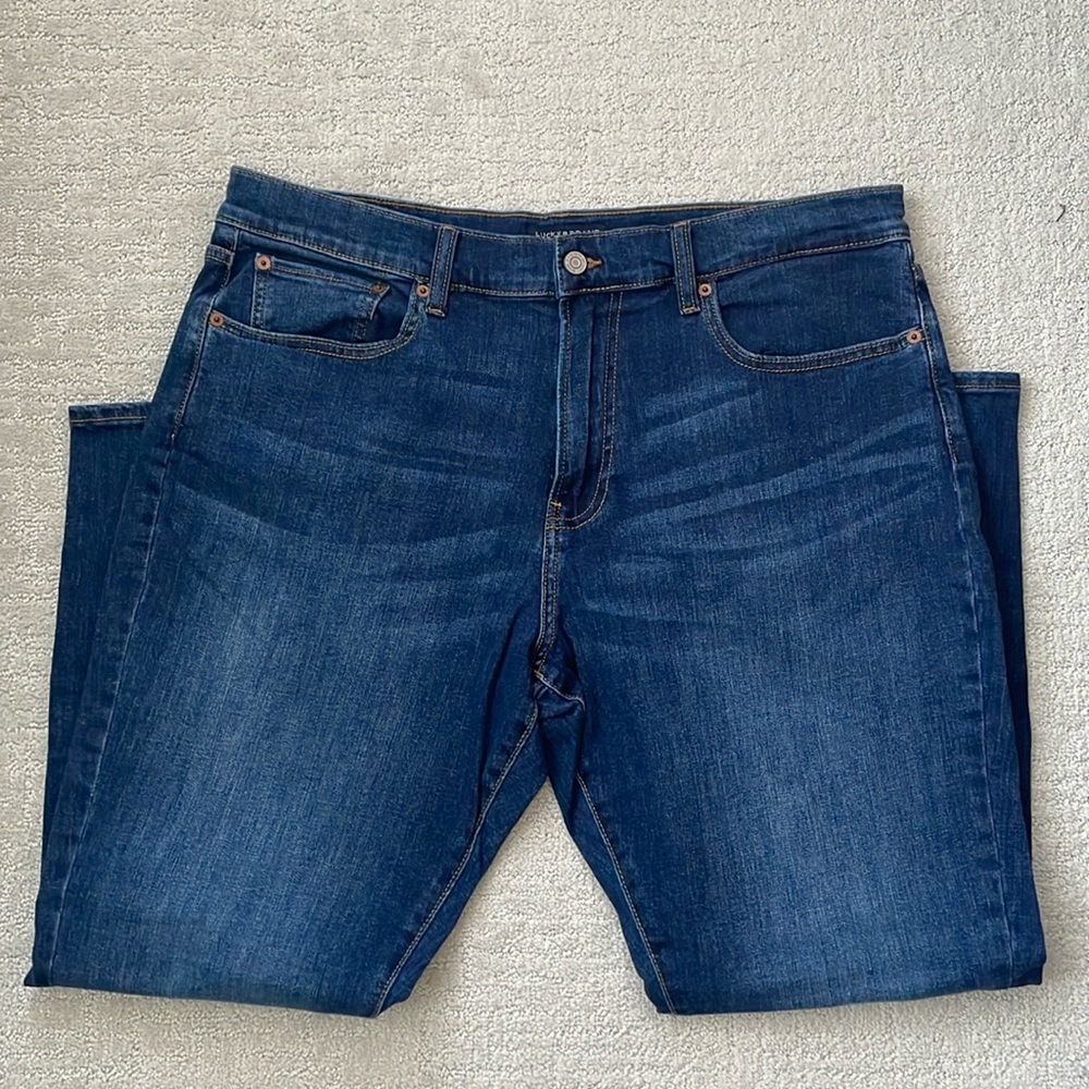 Lucky Brand Men's Blue Jeans 36/29 - Picture 3 of 9